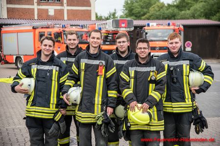 Gruppenfoto der JF-Betreuer beim Dienst am 25.06.2018
