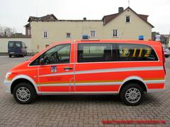 Das Fahrzeug wurde auf Basis eines gebrauchten Zivilfahrzeugs realisiert
